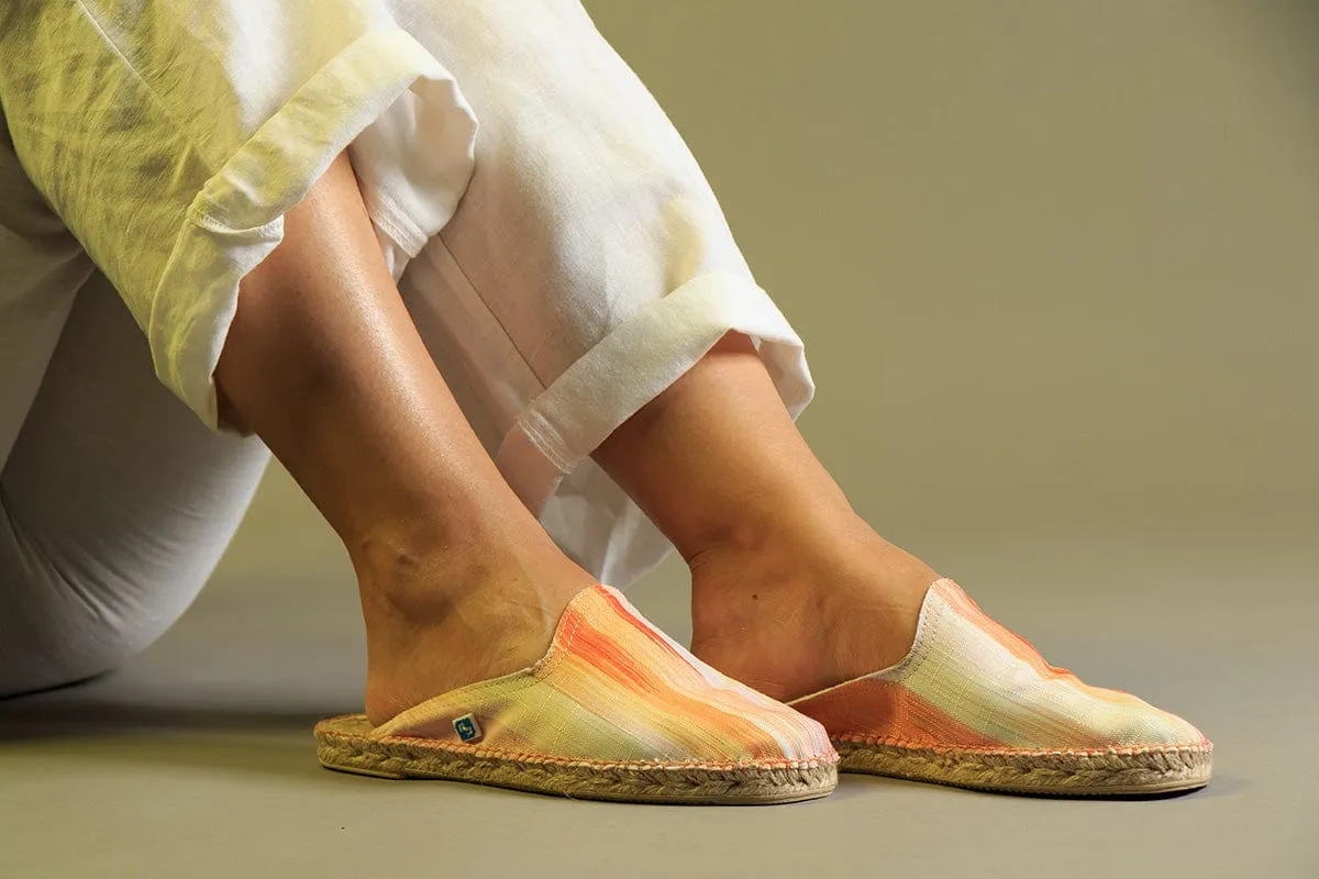 My Mule Dawn Vegan Slide Espadrilles | Orange