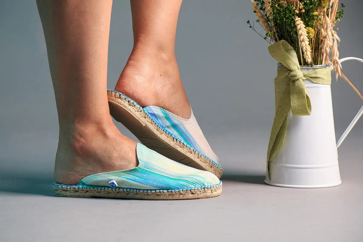 My Mule Dawn Vegan Slide Espadrilles | Water