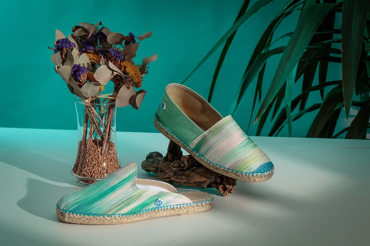 My Mule Dawn Vegan Slide Espadrilles | Water