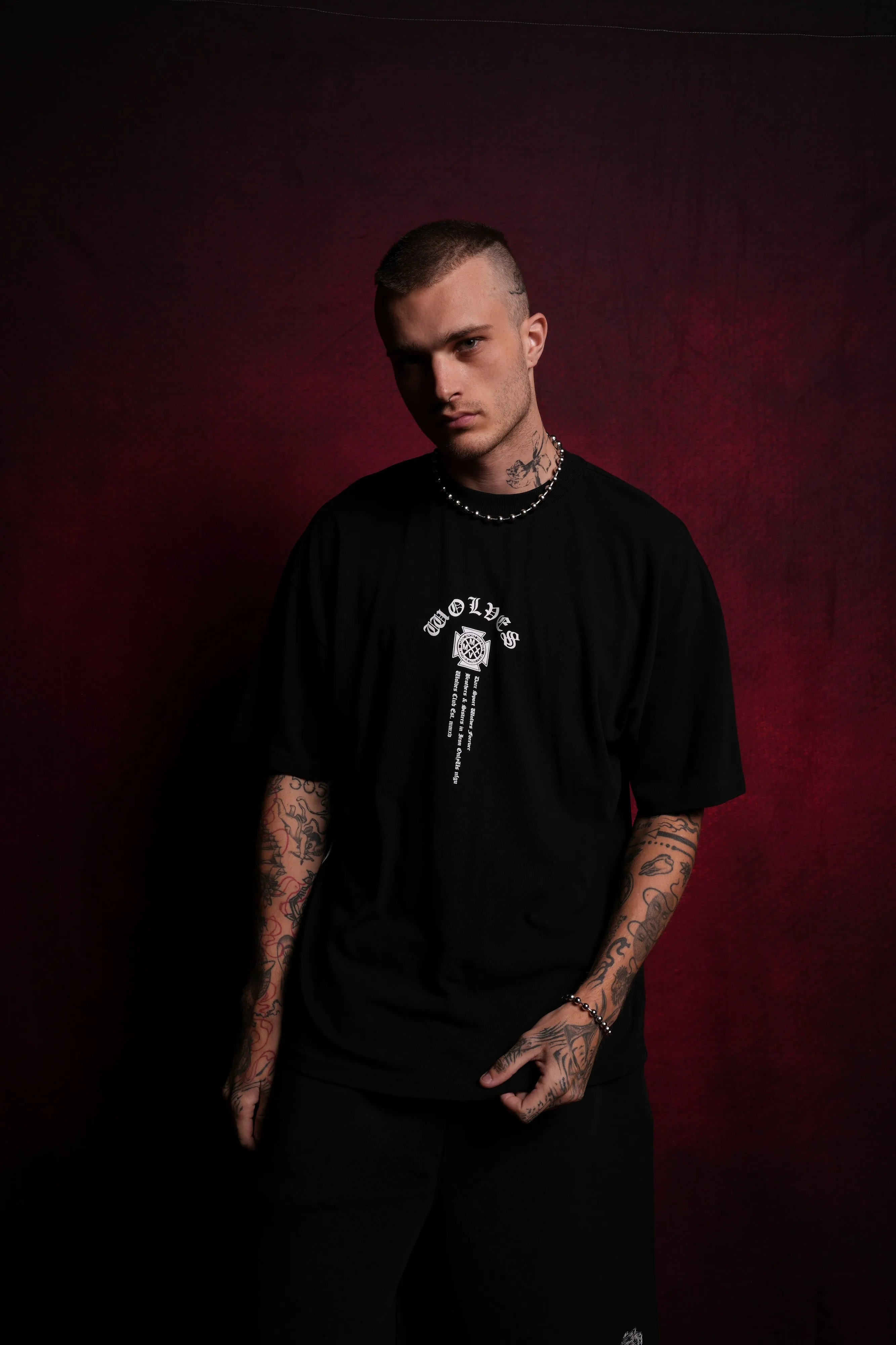 Palpatine "Side By Side" Series Premium Tee in Black