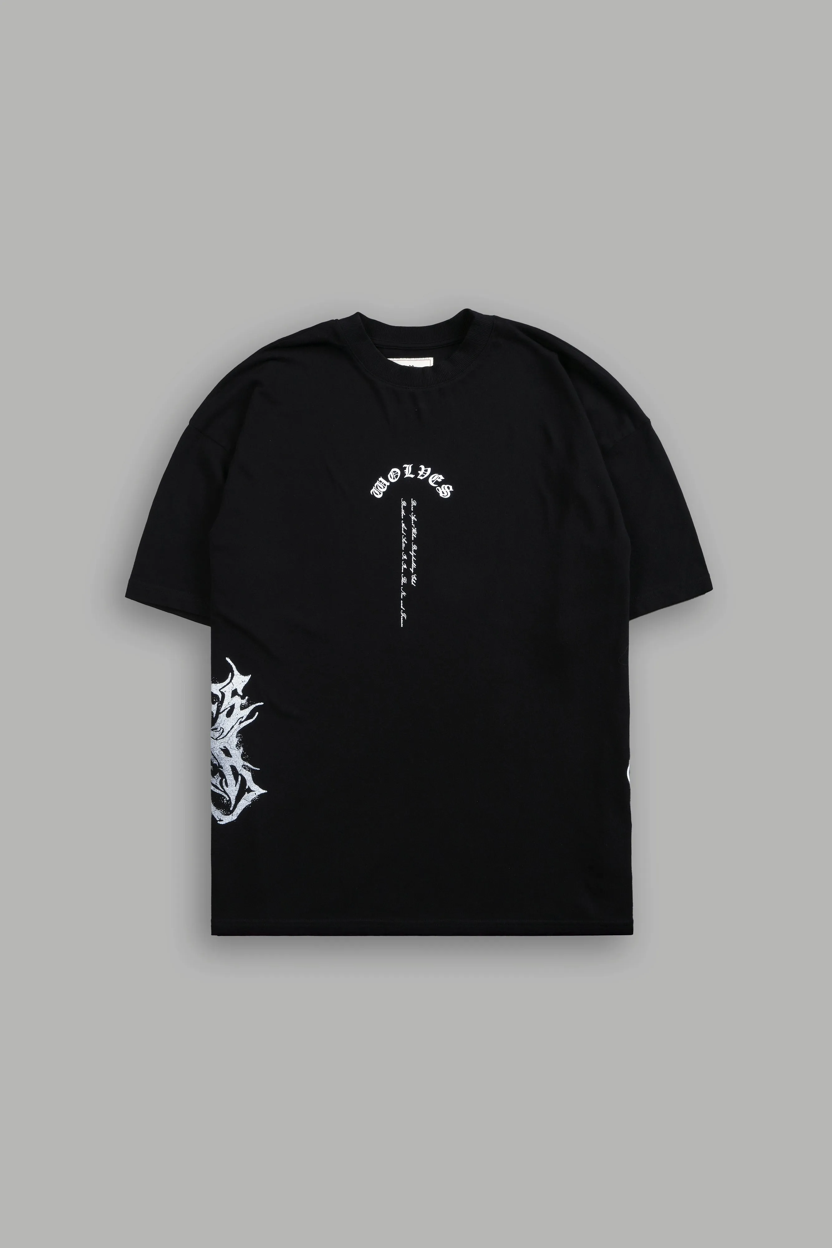 Rise And Reign "Side By Side" Series Premium Tee in Black