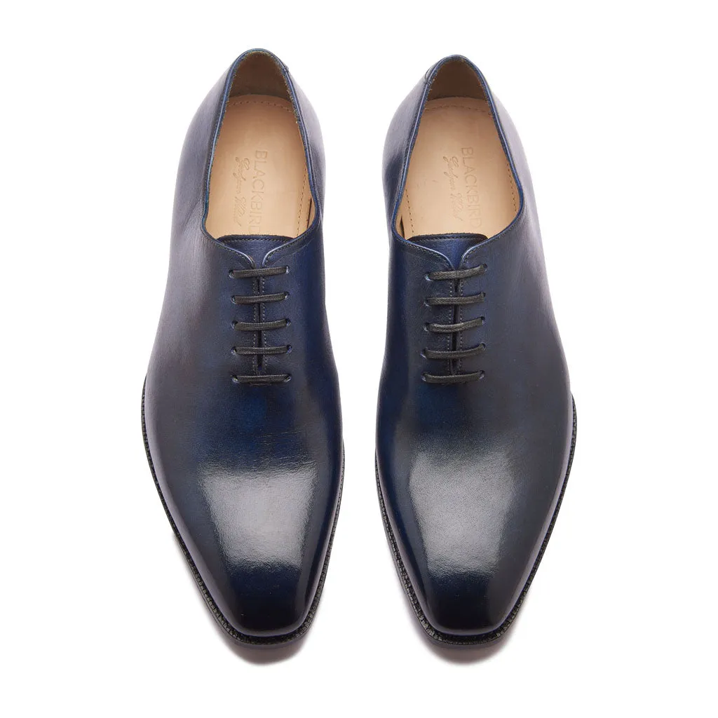 Romanoff, Whole-cut Oxford - Afterdark Blue | Hand Welted | Patina Collection
