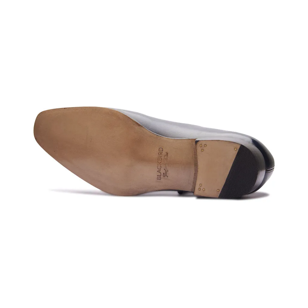 Romanoff, Whole-cut Oxford - Afterdark Blue | Hand Welted | Patina Collection