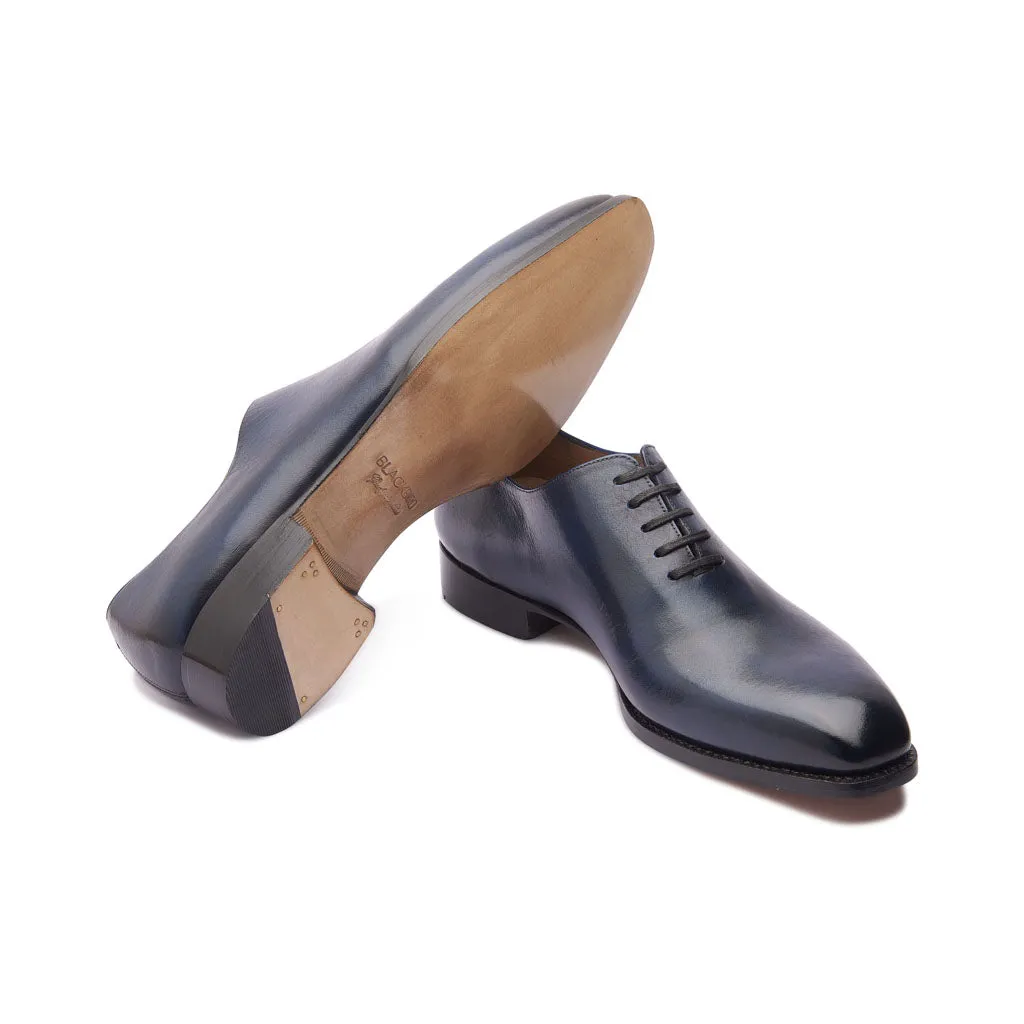 Romanoff, Whole-cut Oxford - Afterdark Blue | Hand Welted | Patina Collection