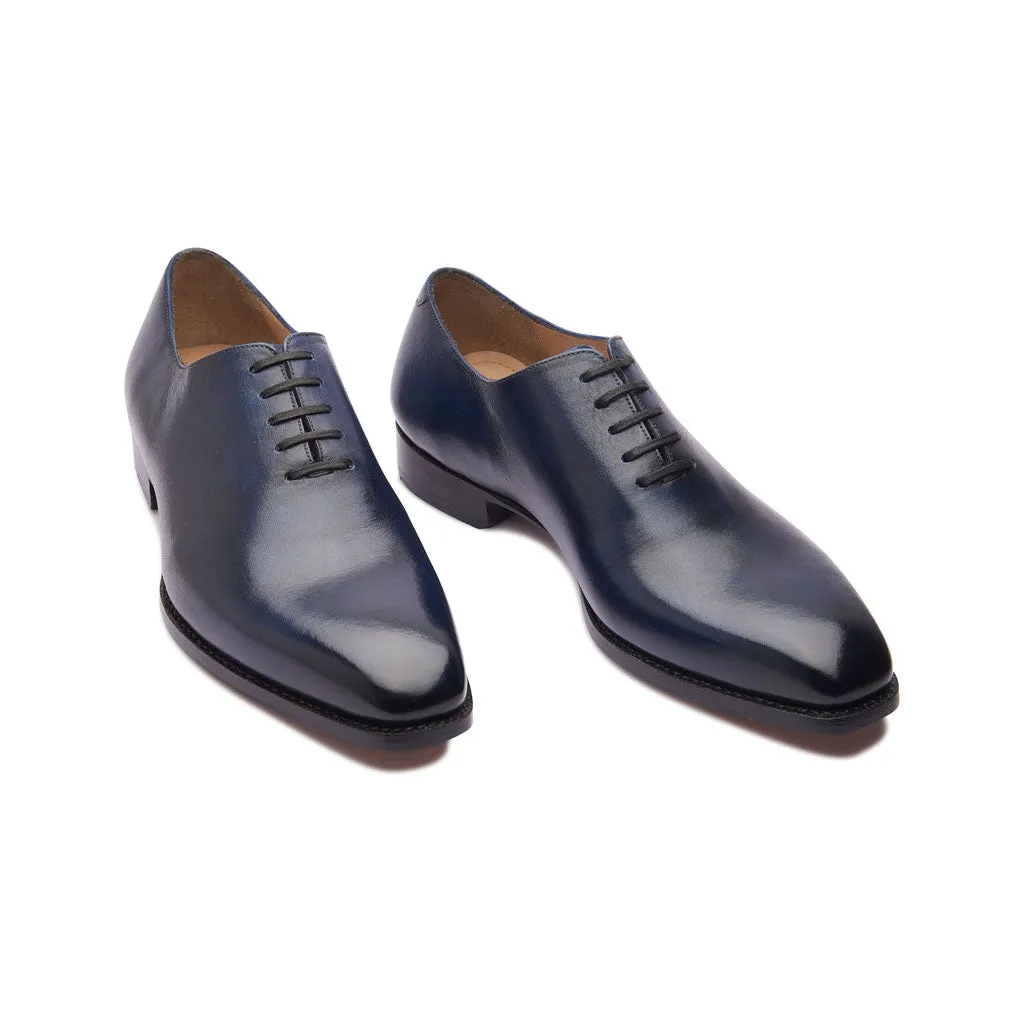 Romanoff, Whole-cut Oxford - Afterdark Blue | Hand Welted | Patina Collection