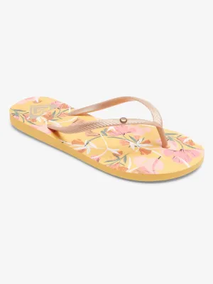 Roxy Bermuda Print Sandal-Orange