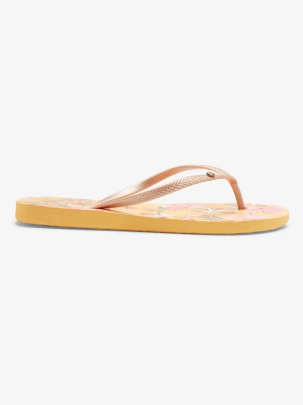 Roxy Bermuda Print Sandal-Orange