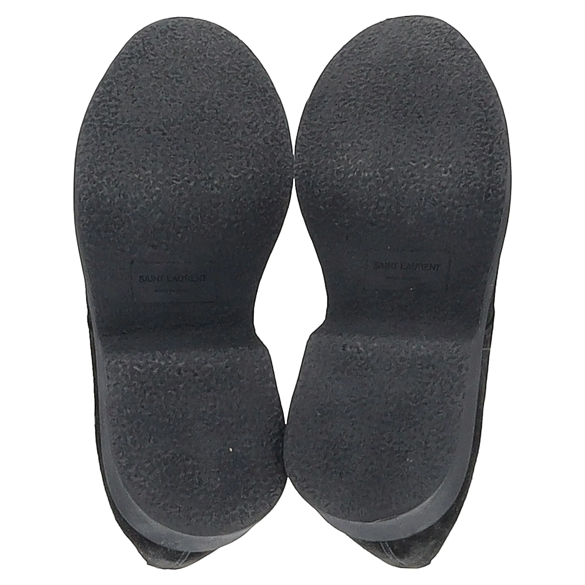 Saint Laurent Teddy Derby shoes in Black Suede