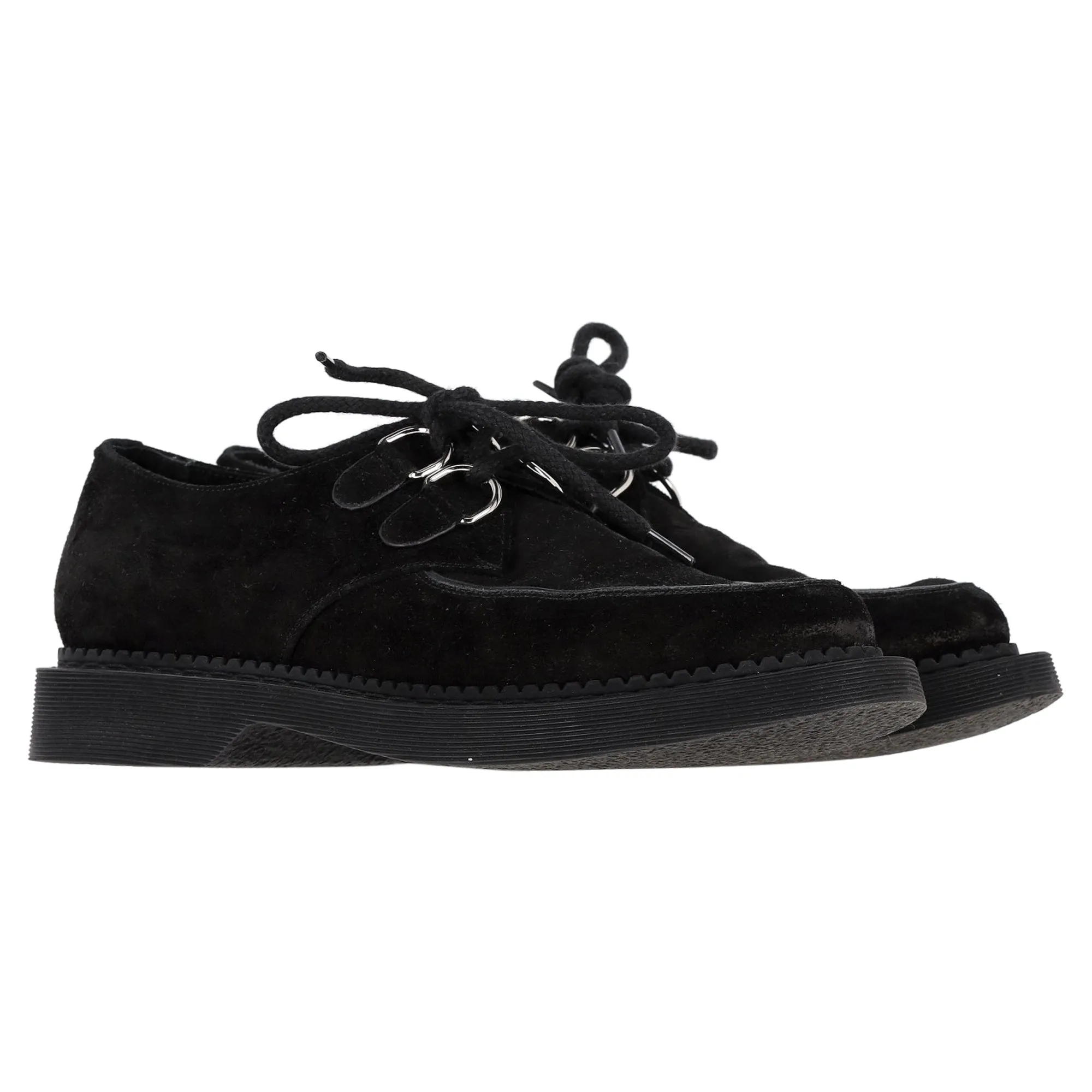 Saint Laurent Teddy Derby shoes in Black Suede