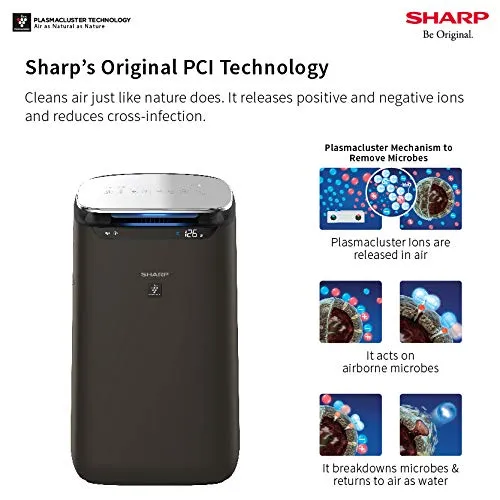 Sharp Air Purifier FP-J80M-H Area Coverage Upto 680 Sq feet