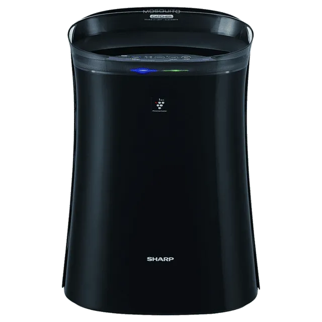 Sharp FP-GM50E-B Air Purifier with Mosquito Catcher | Plasmacluster Ion, H14 HEPA Filter, Haze Mode, Anti-Dust | Coverage up to 450 Sq. Ft | Black