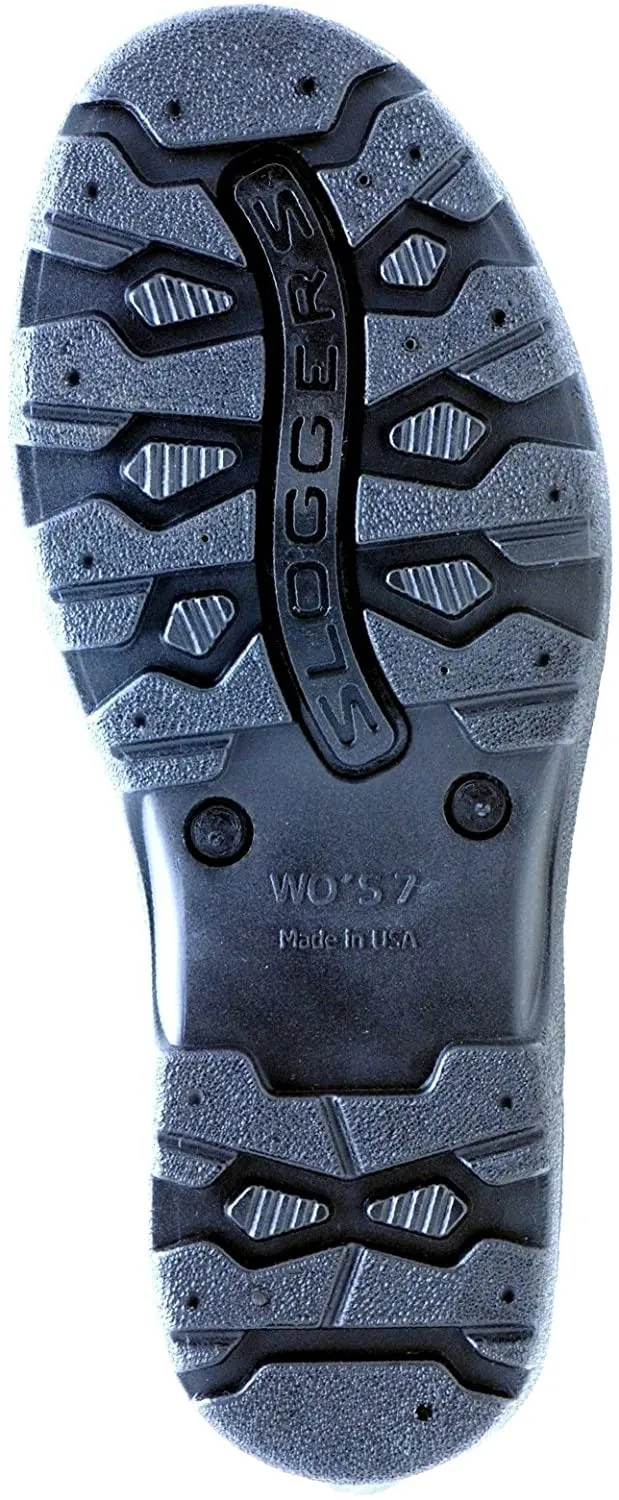 Sloggers Women's Waterproof Rain and Garden Shoe with Comfort Insole, Purple Paw Print, Size 8, Style 5114QP08