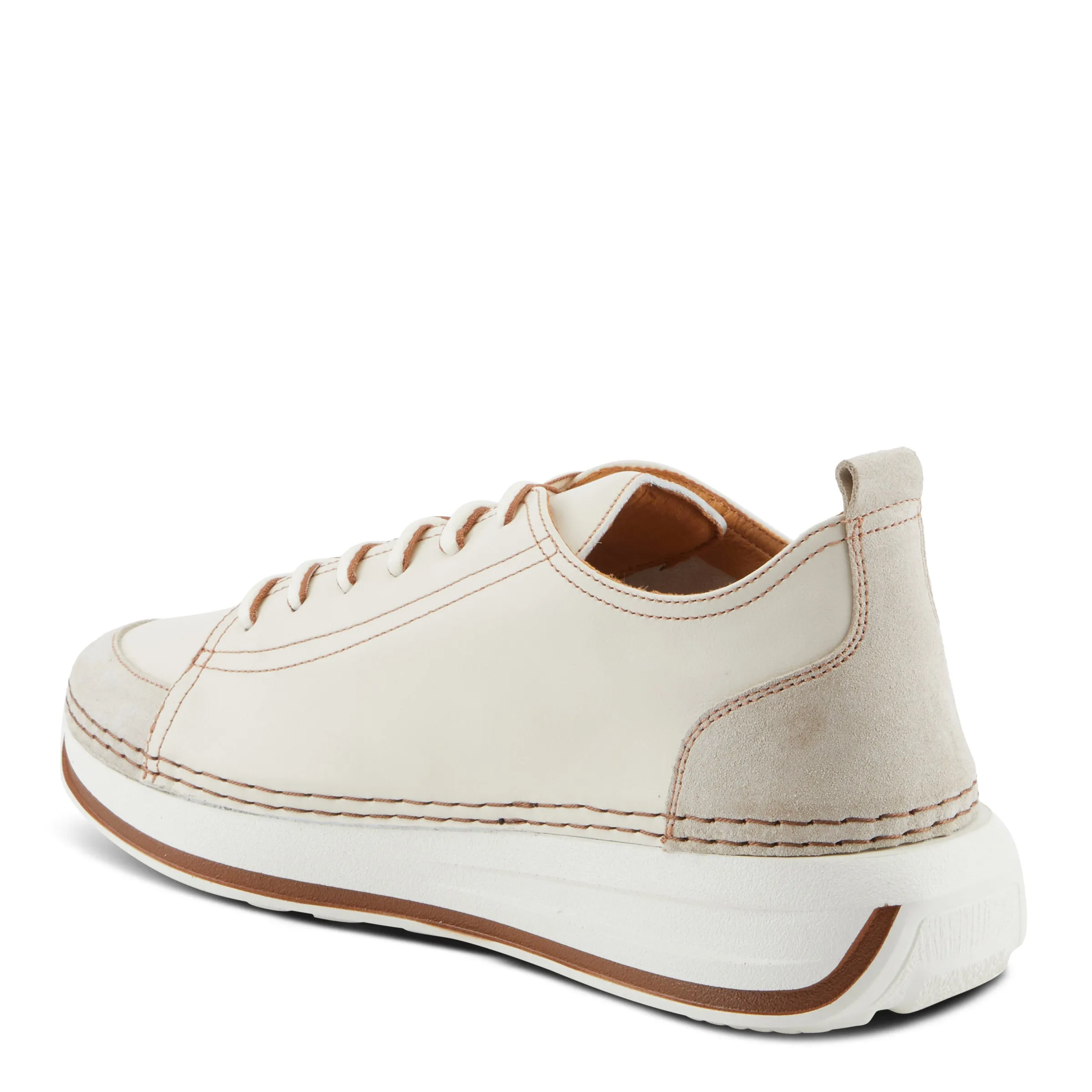 Spring Step Shoes Angolan Women's Elegant Sporty Leather Sneakers