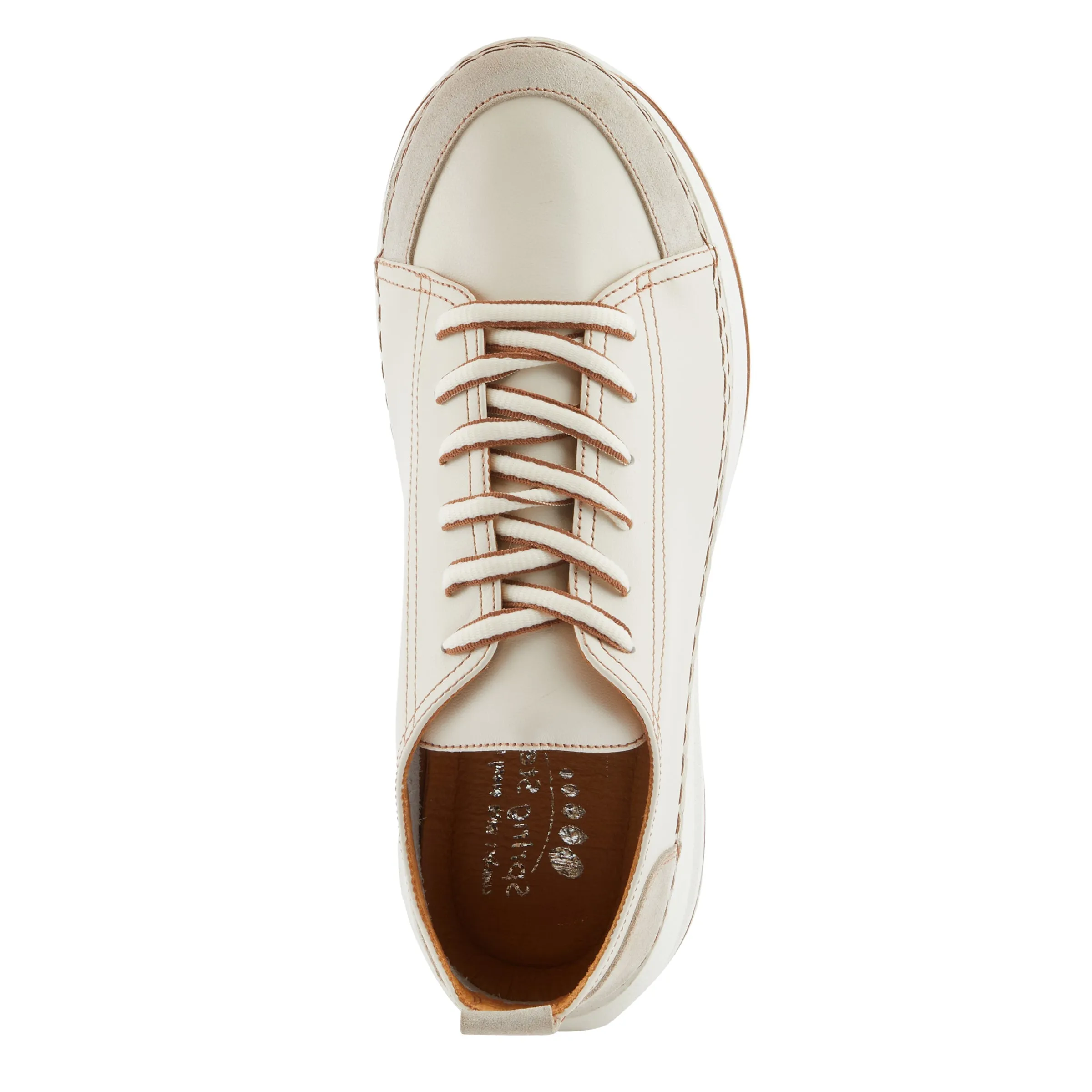 Spring Step Shoes Angolan Women's Elegant Sporty Leather Sneakers