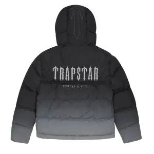 Trapstar Decoded Hooded Puffer Jacket 2.0 - Black Gradient