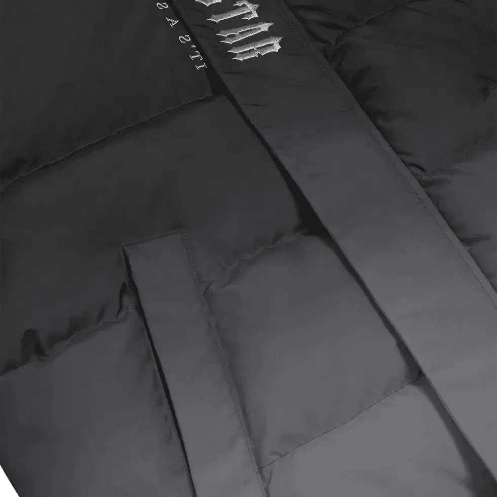 Trapstar Decoded Hooded Puffer Jacket 2.0 - Black Gradient