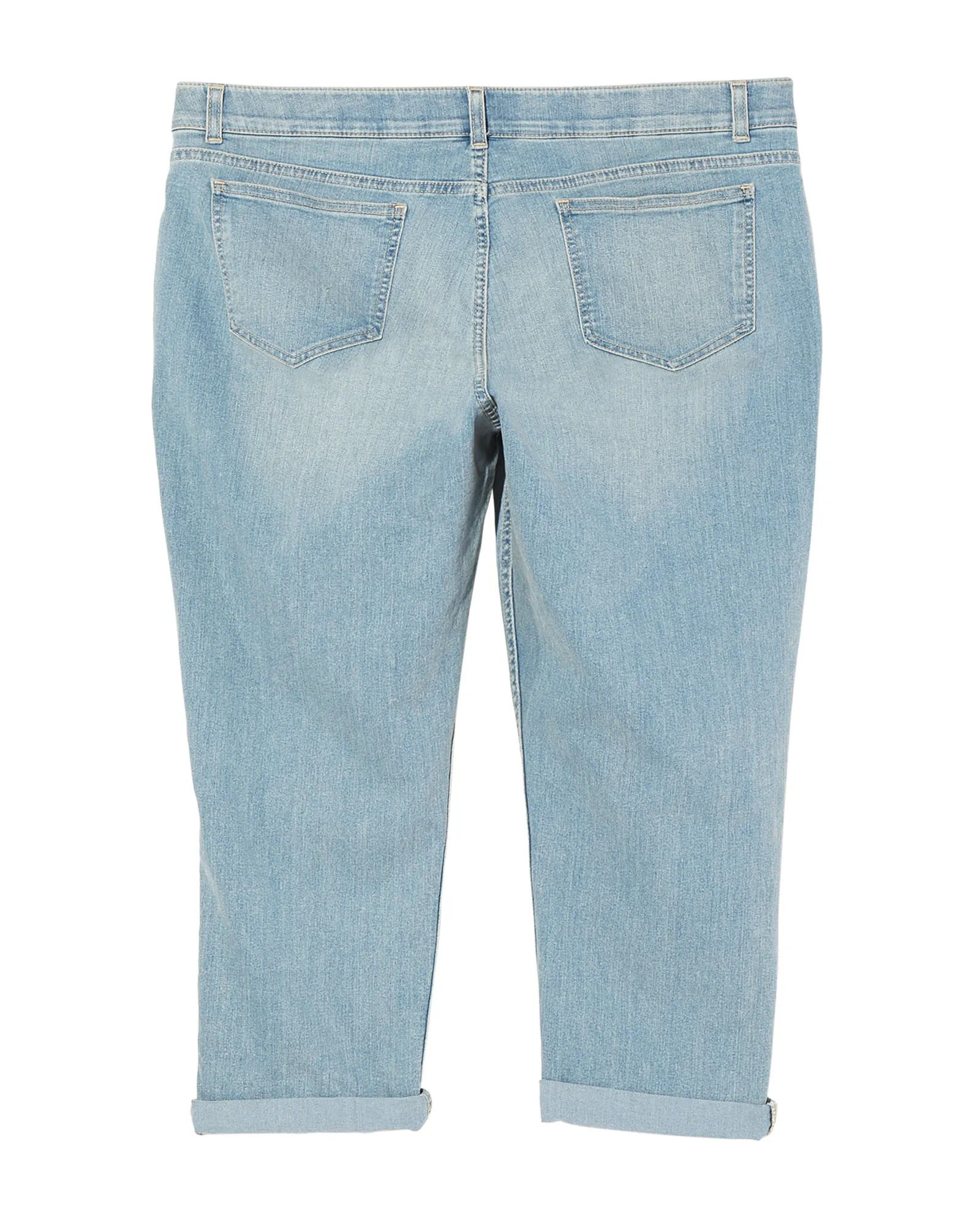 Tristen Denim Capri | Light Wash
