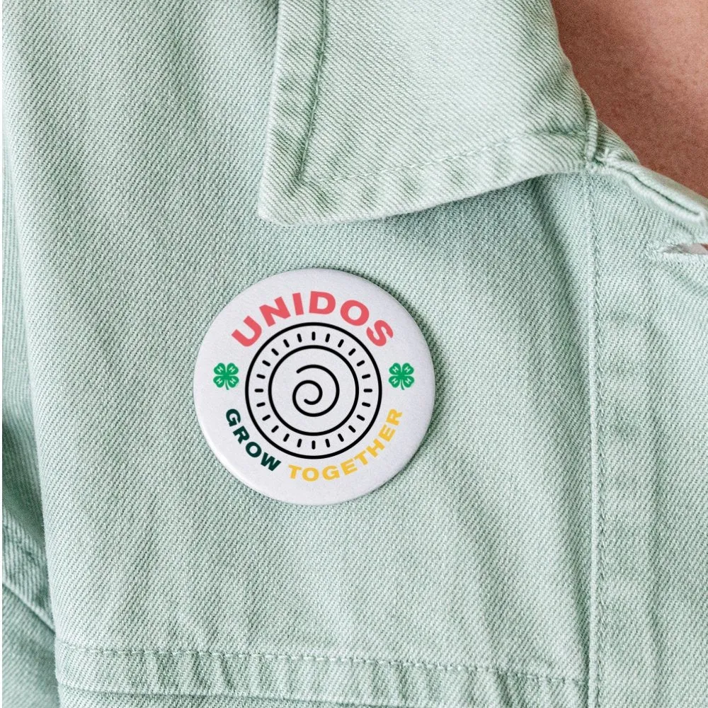 Unidos Grow Together Buttons large 2.2'' (5-pack)