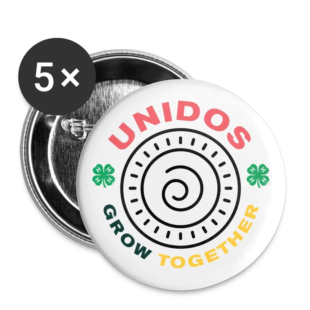Unidos Grow Together Buttons large 2.2'' (5-pack)