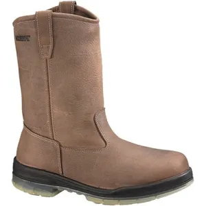 Wolverine W03367 Men's DuraShocks 10" Insulated Waterproof Wellington Work Boots - Brown