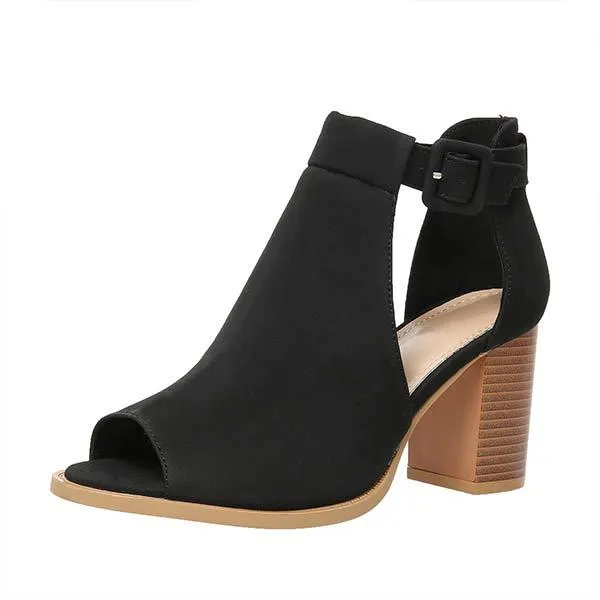 Women's Chunky Heel High-Heeled Sandals 13314912C